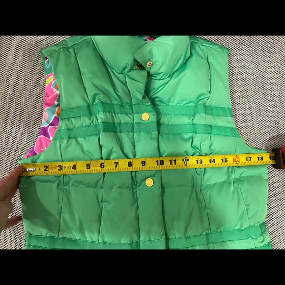 Lilly Pulitzer green vest - Picture 3 of 6